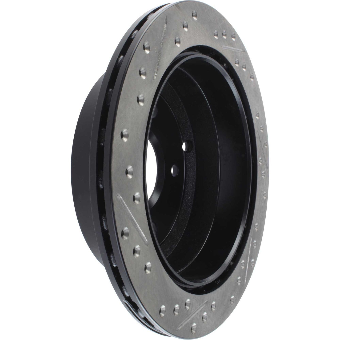 StopTech Sport Drilled/Slotted Brake Rotor; Rear Left