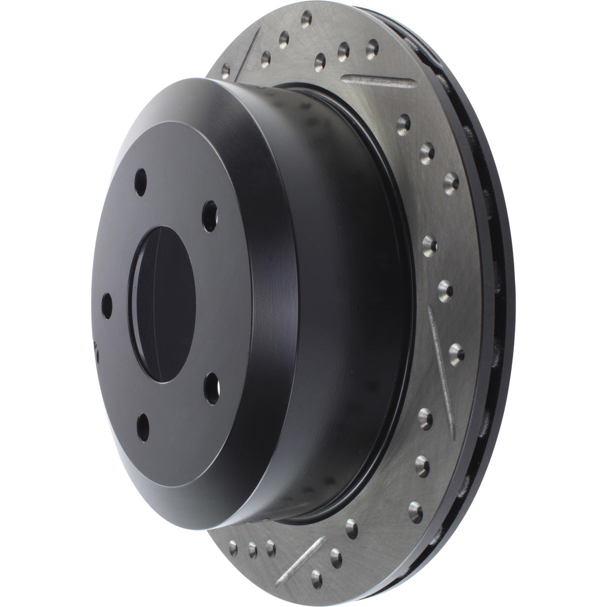 StopTech Sport Drilled/Slotted Brake Rotor; Rear Right
