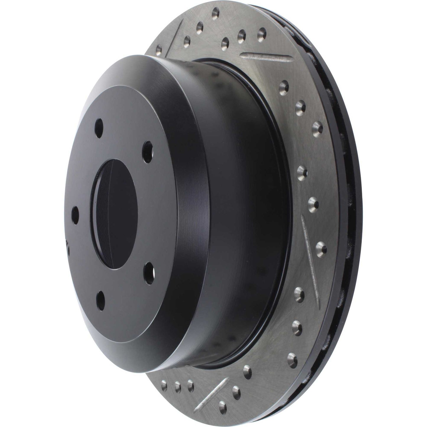 StopTech Sport Drilled/Slotted Brake Rotor; Rear Right
