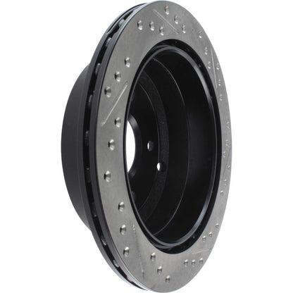 StopTech Sport Drilled/Slotted Brake Rotor; Rear Right
