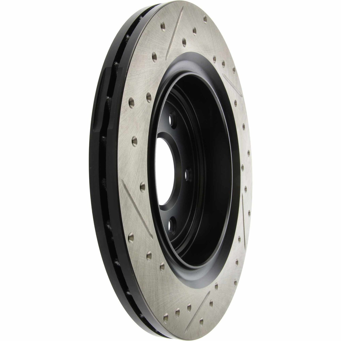 StopTech 06-08 Cadillac XLR-V SC / 06-09 Corvette (Z51) Rear Left Drilled & Slotted Rotor 127.62096L