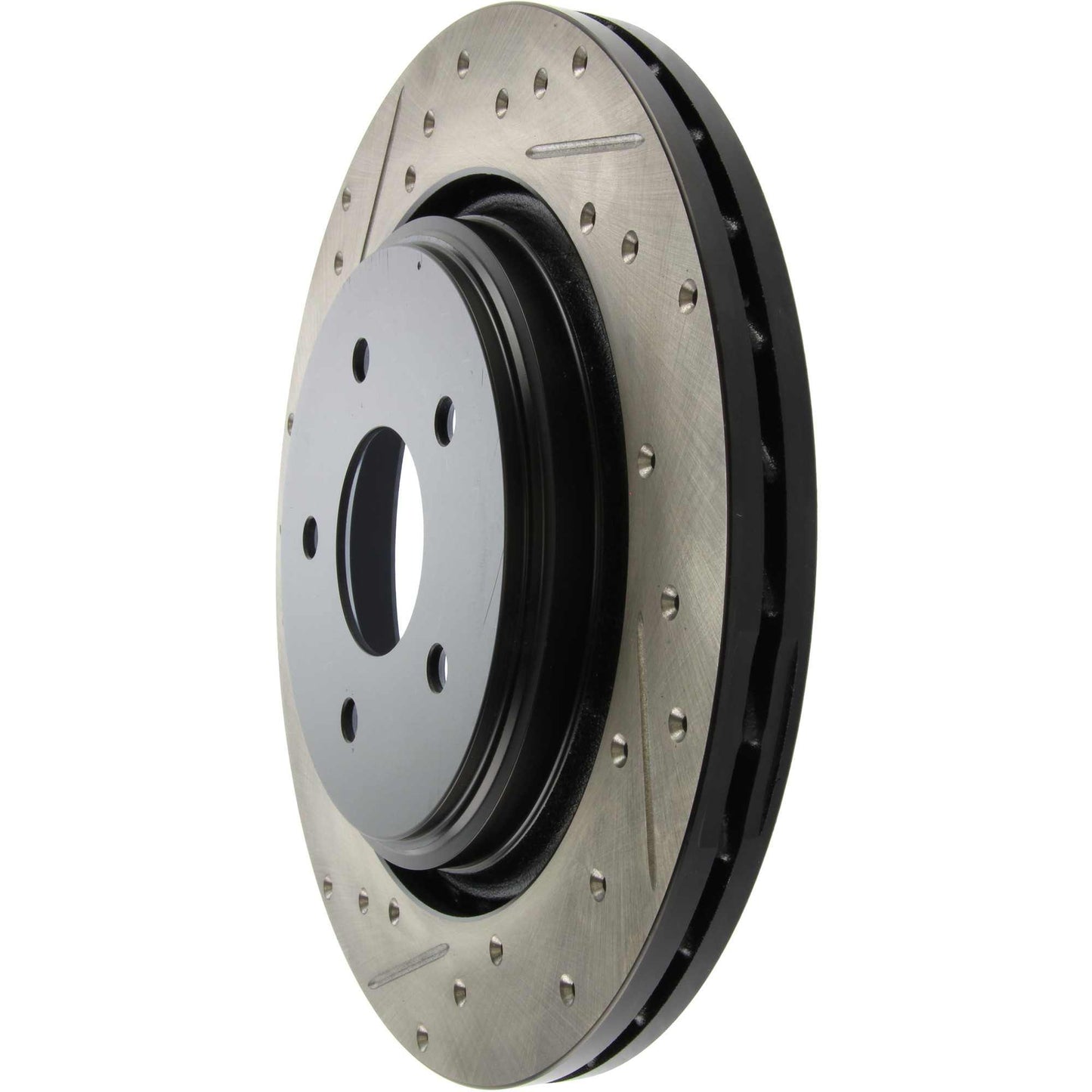 StopTech 06-08 Cadillac XLR-V SC / 06-09 Corvette (Z51) Rear Right Drilled & Slotted Rotor 127.62096R