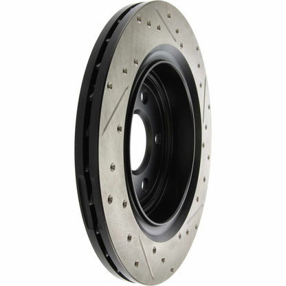 StopTech 06-08 Cadillac XLR-V SC / 06-09 Corvette (Z51) Rear Right Drilled & Slotted Rotor 127.62096R