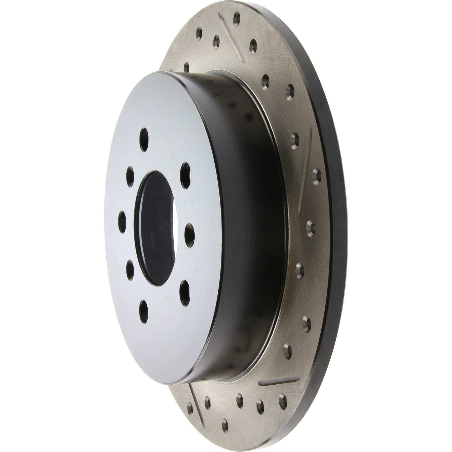 StopTech Sport Drilled/Slotted Brake Rotor; Rear Left