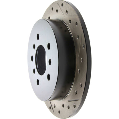StopTech Sport Drilled/Slotted Brake Rotor; Rear Left