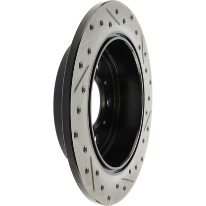 StopTech Sport Drilled/Slotted Brake Rotor; Rear Right