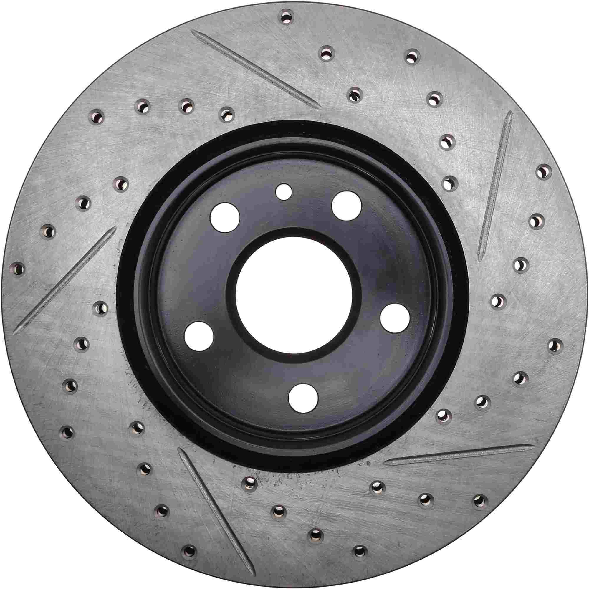 StopTech Sport Cryo Drilled/Slotted Brake Rotor; Rear Right