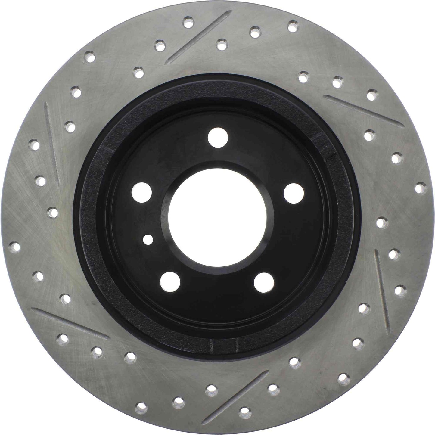 StopTech Sport Drilled/Slotted Brake Rotor; Rear Left