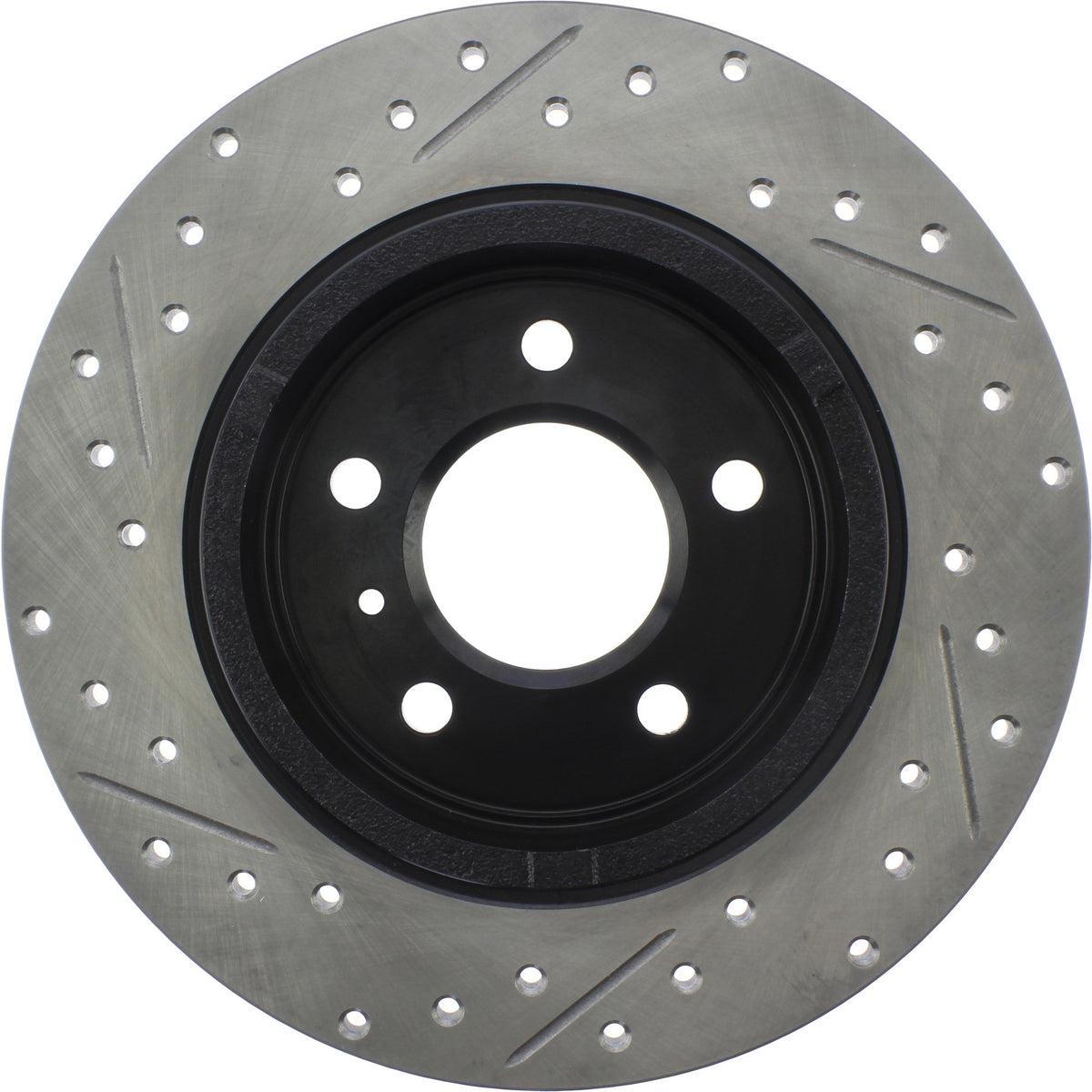 StopTech Sport Drilled/Slotted Brake Rotor; Rear Left