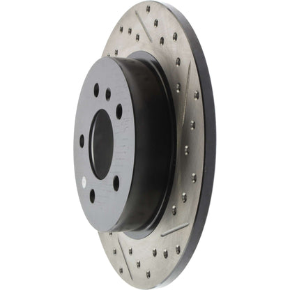 StopTech Sport Drilled/Slotted Brake Rotor; Rear Left