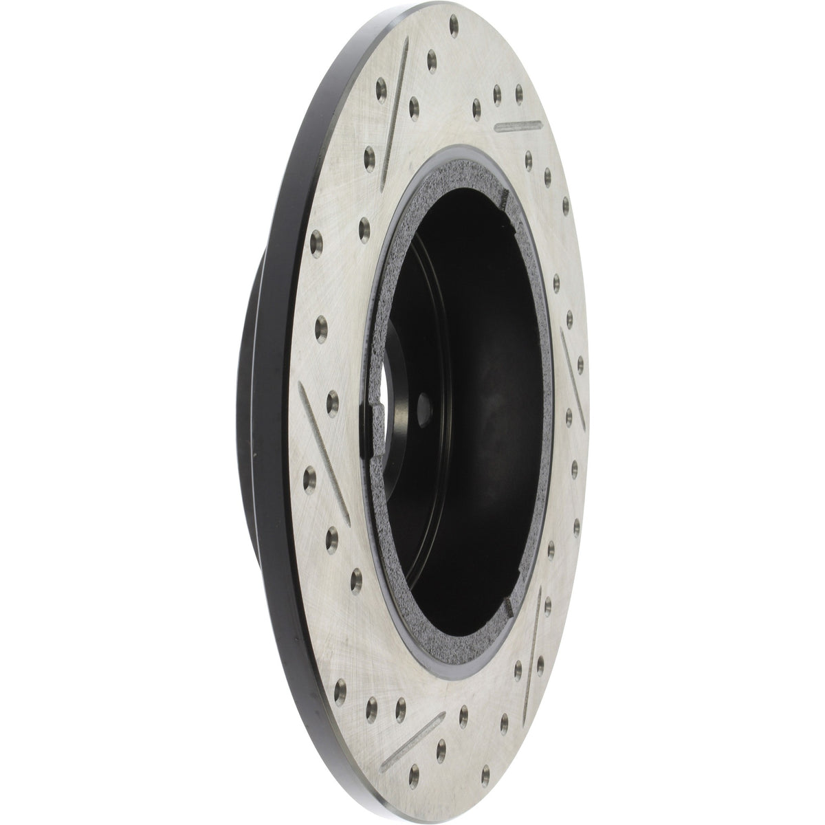 StopTech Sport Drilled/Slotted Brake Rotor; Rear Left