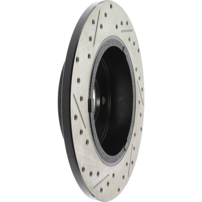 StopTech Sport Drilled/Slotted Brake Rotor; Rear Left