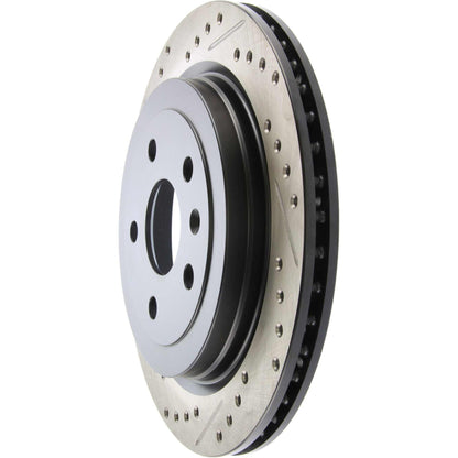 StopTech Sport Drilled/Slotted Brake Rotor; Rear Right