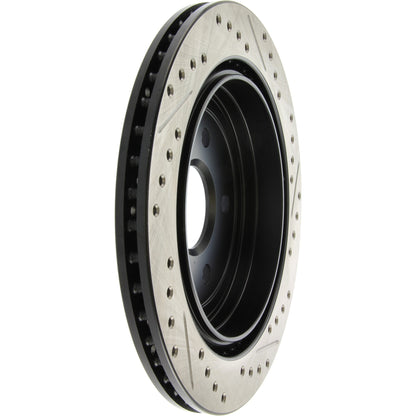 StopTech Sport Drilled/Slotted Brake Rotor; Rear Right