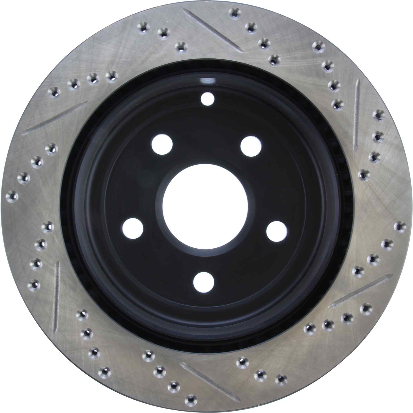 StopTech Sport Drilled/Slotted Brake Rotor; Rear Right