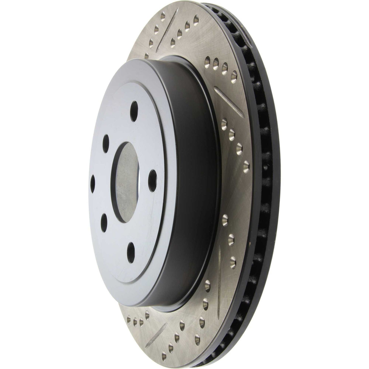 StopTech Sport Drilled/Slotted Brake Rotor; Rear Right