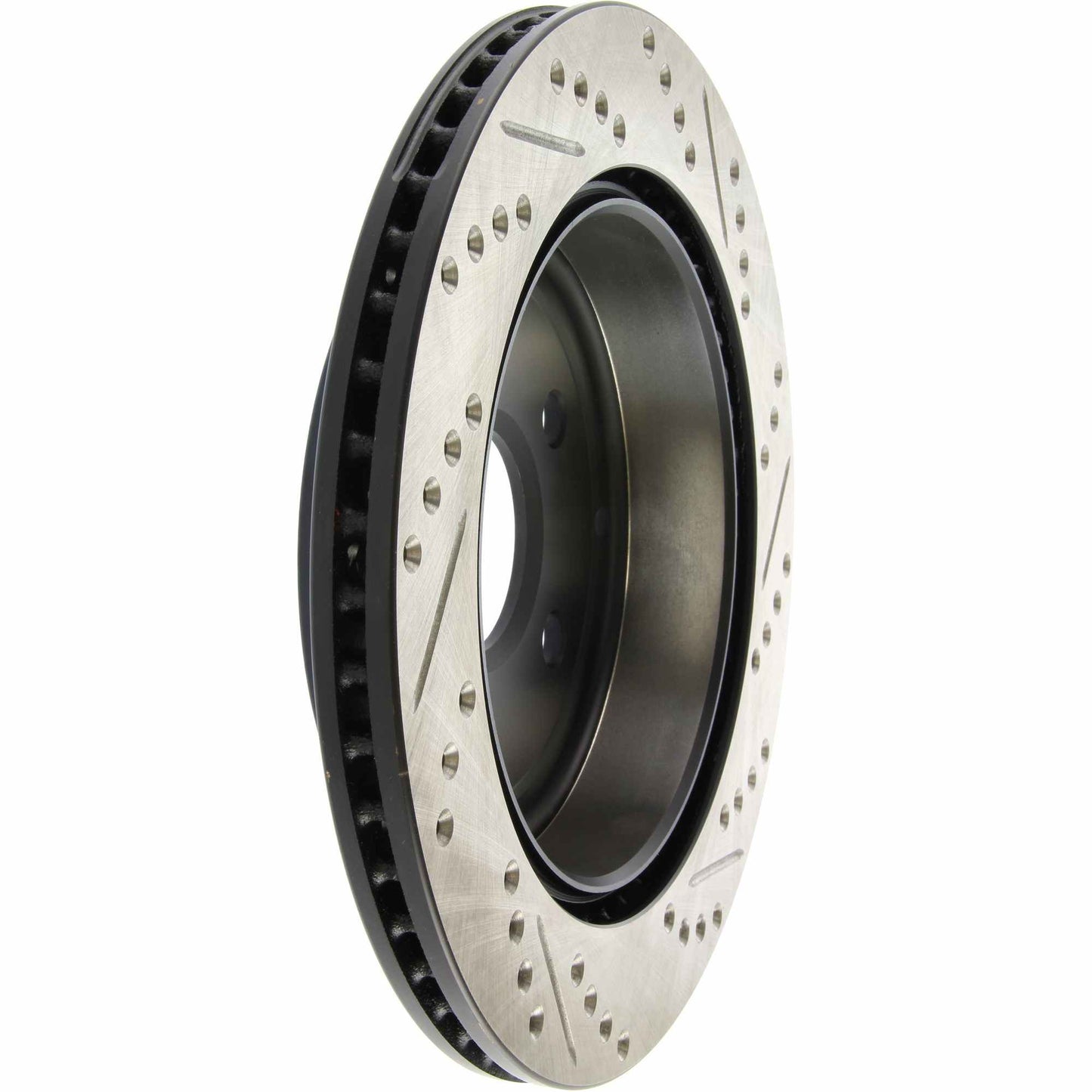 StopTech Sport Drilled/Slotted Brake Rotor; Rear Right
