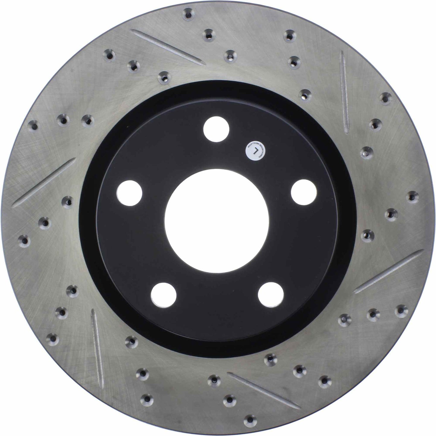 StopTech Sport Drilled/Slotted Brake Rotor; Front Left
