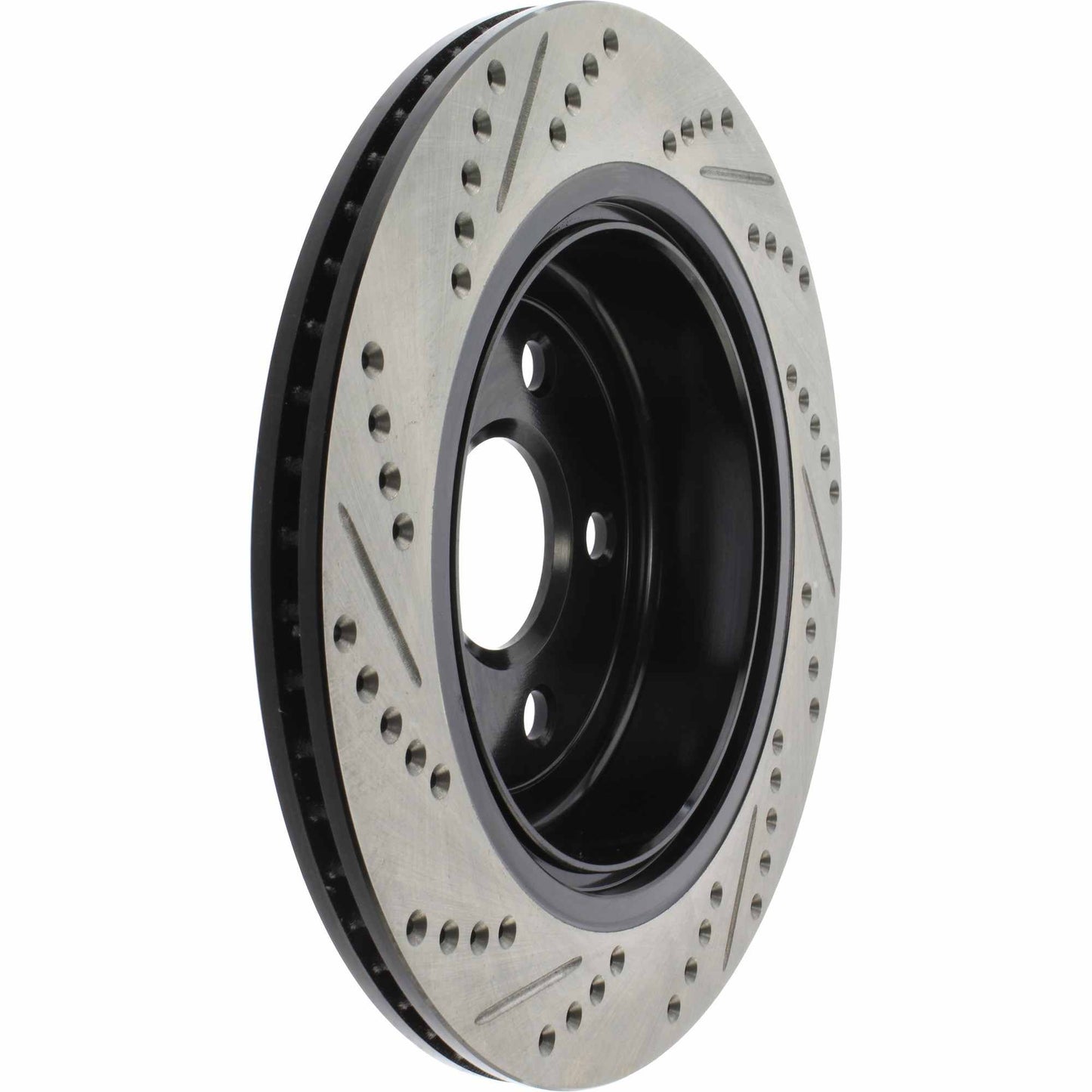 StopTech Sport Drilled/Slotted Brake Rotor; Rear Left