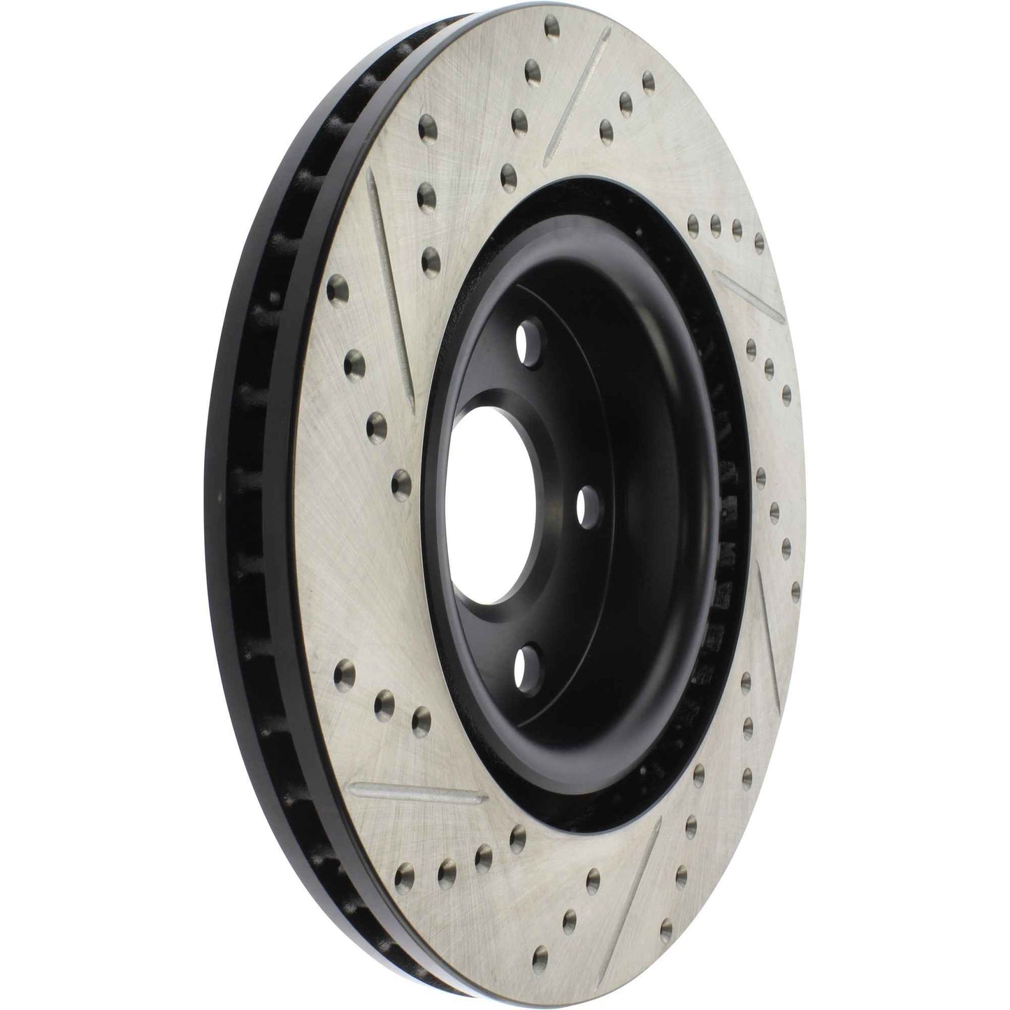 StopTech Sport Drilled/Slotted Brake Rotor; Front Left