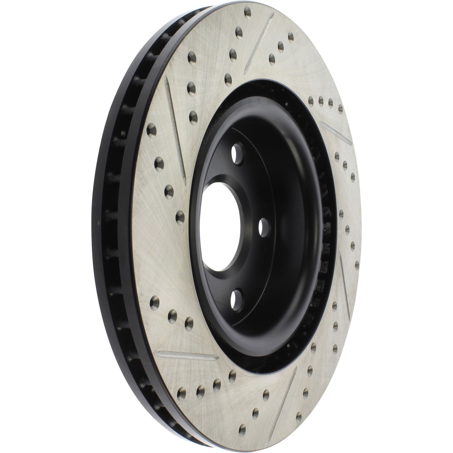 StopTech Sport Drilled/Slotted Brake Rotor; Front Left