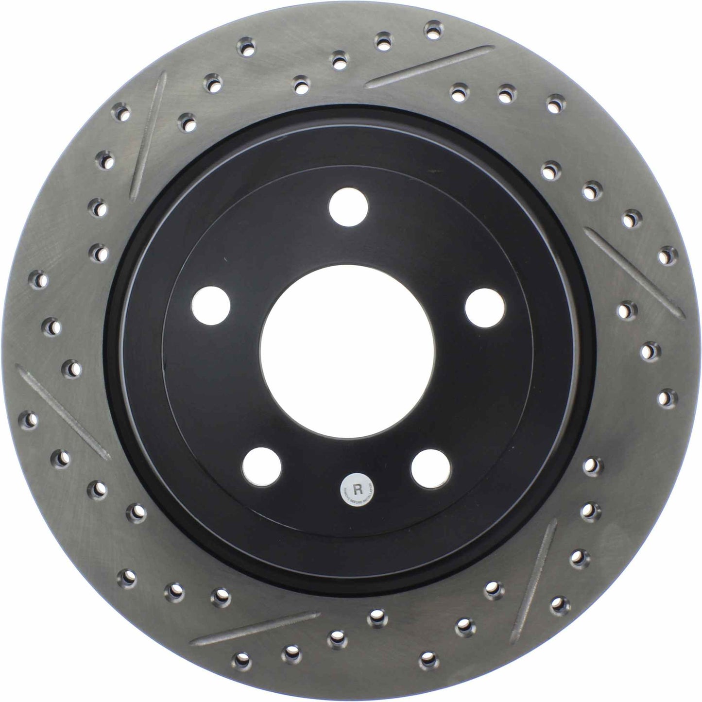 StopTech Sport Drilled/Slotted Brake Rotor; Rear Right
