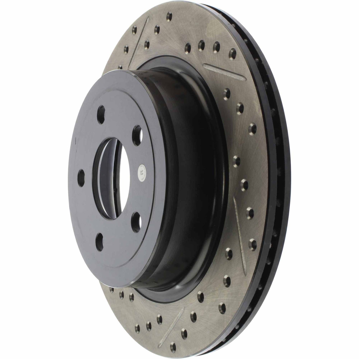 StopTech Sport Drilled/Slotted Brake Rotor; Rear Right