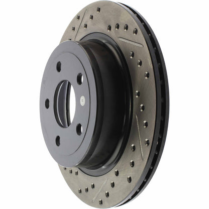 StopTech Sport Drilled/Slotted Brake Rotor; Rear Right
