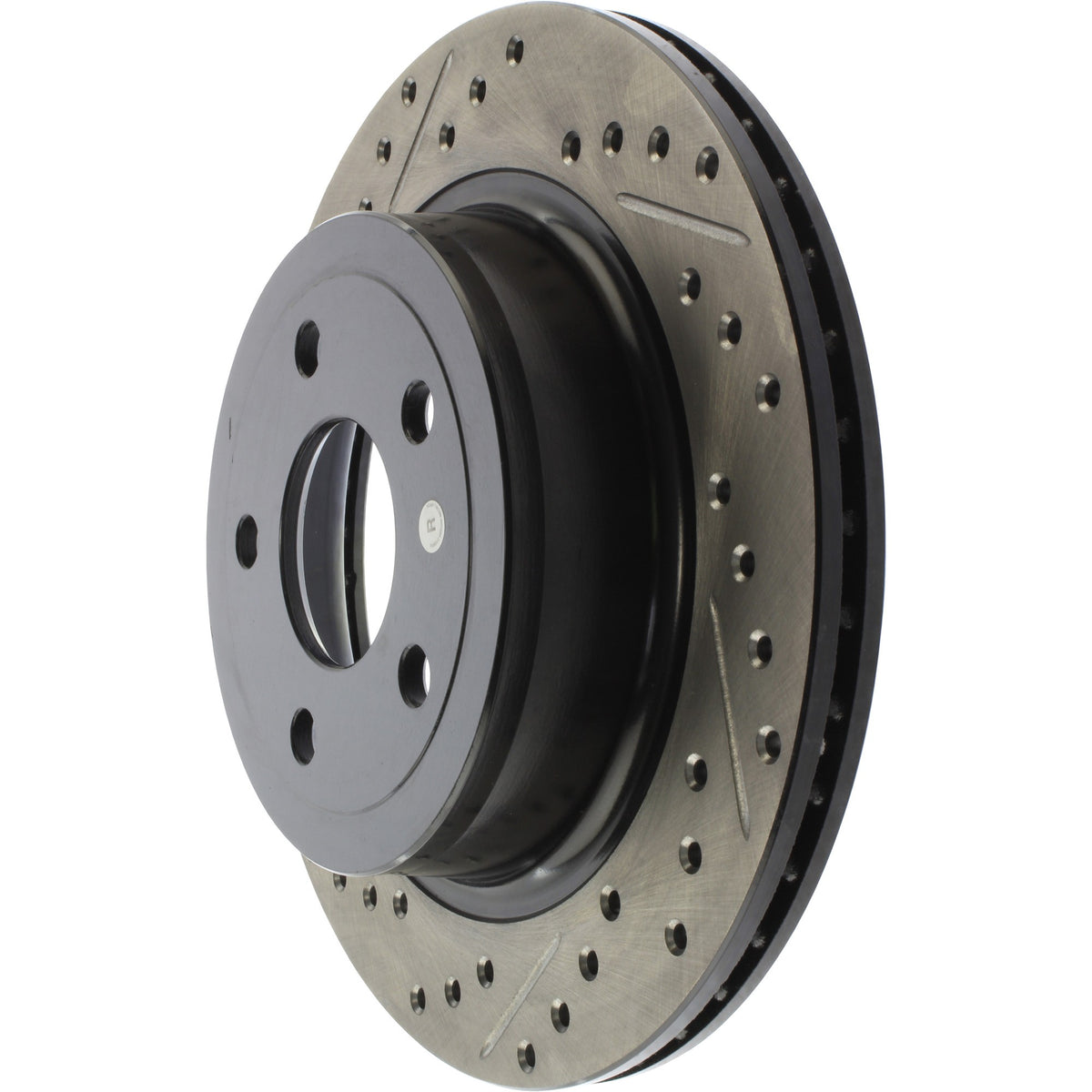 StopTech Sport Drilled/Slotted Brake Rotor; Rear Right