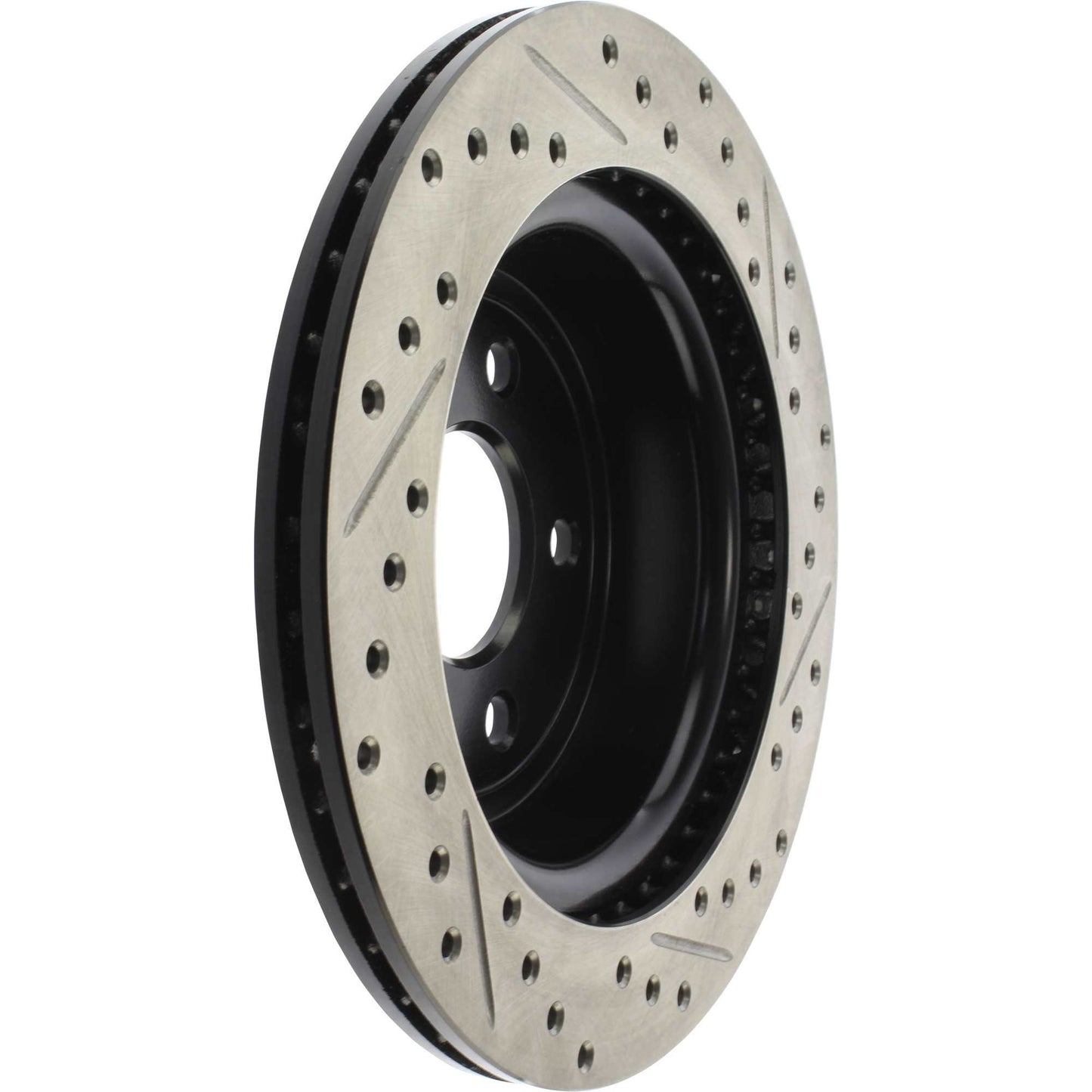 StopTech Sport Drilled/Slotted Brake Rotor; Rear Right