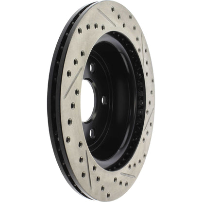 StopTech Sport Drilled/Slotted Brake Rotor; Rear Right
