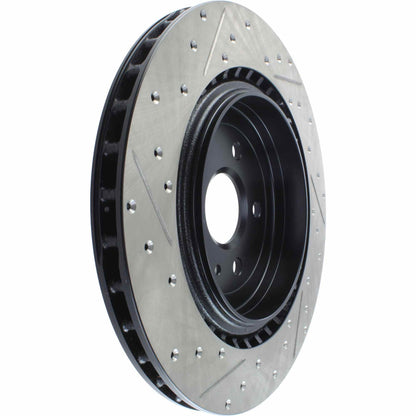 StopTech 09-16 Cadillac CTS SportStop Cryo Slotted & Drilled Rear Left Rotor 127.62119CL