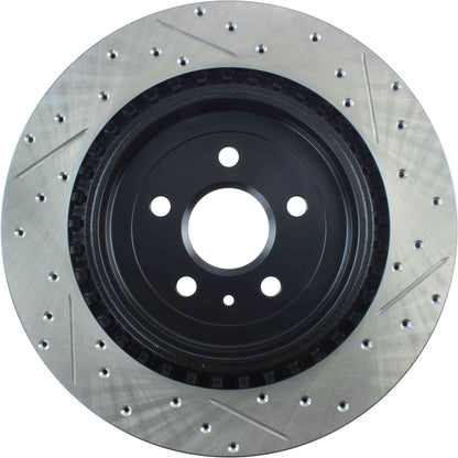 StopTech Sport Cryo Drilled/Slotted Brake Rotor; Rear Right