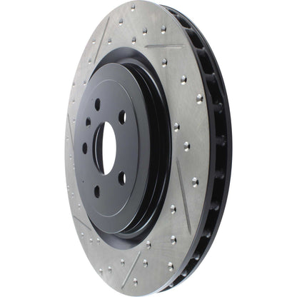StopTech Sport Cryo Drilled/Slotted Brake Rotor; Rear Right