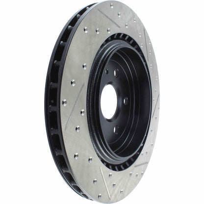 StopTech Sport Cryo Drilled/Slotted Brake Rotor; Rear Right
