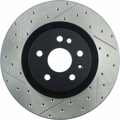 Stoptech 14-17 Chevrolet Camaro SS/09 Pontiac G8 Drilled and Slotted Front Right Rotor 127.62124CR