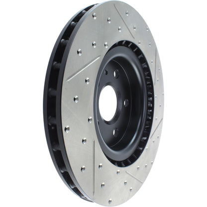StopTech Slotted & Drilled Sport Brake Rotor 127.62124R