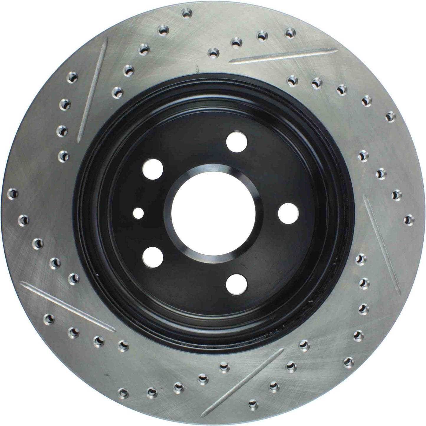StopTech Sport Drilled/Slotted Brake Rotor; Rear Left