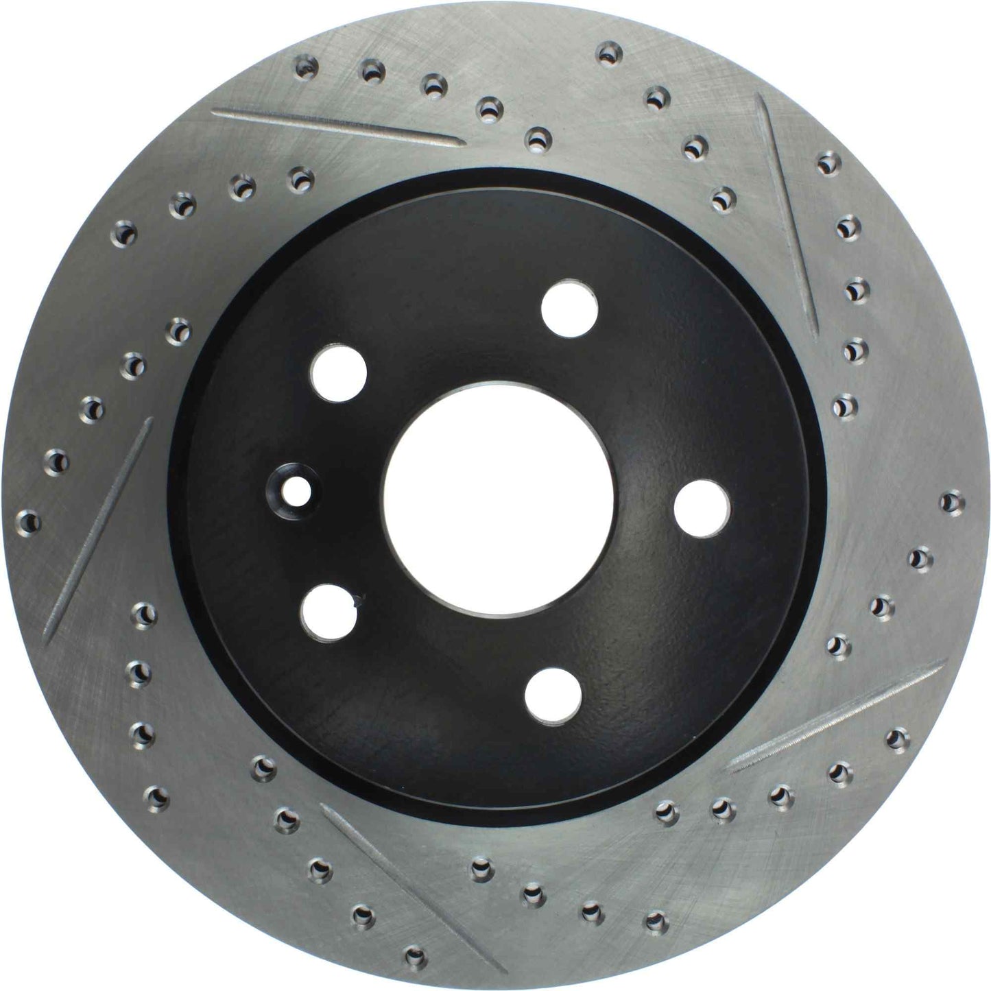 StopTech Sport Drilled/Slotted Brake Rotor; Rear Left