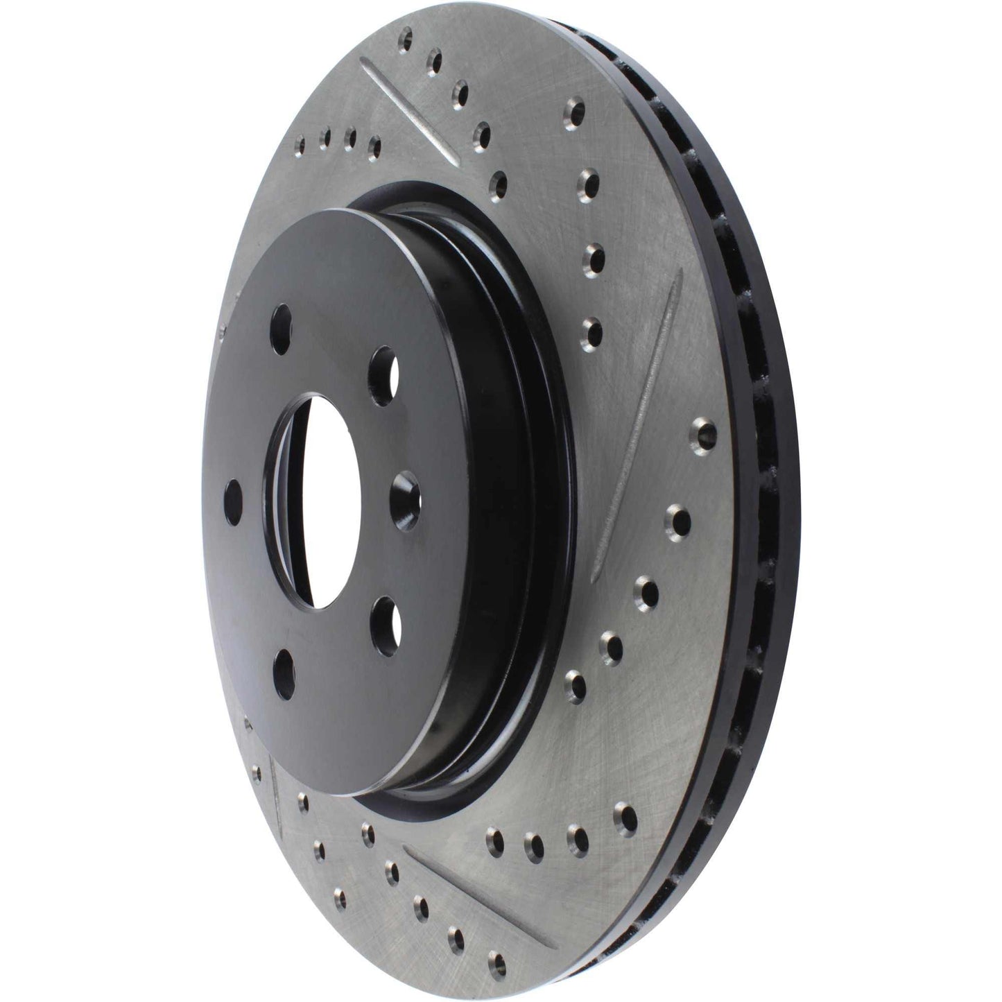 StopTech Sport Drilled/Slotted Brake Rotor; Rear Left