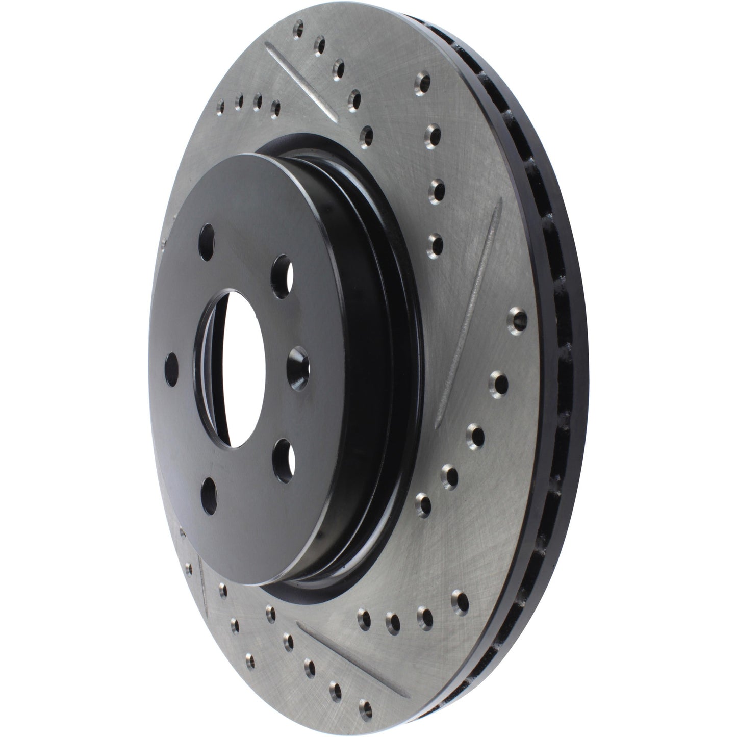 StopTech Sport Drilled/Slotted Brake Rotor; Rear Left