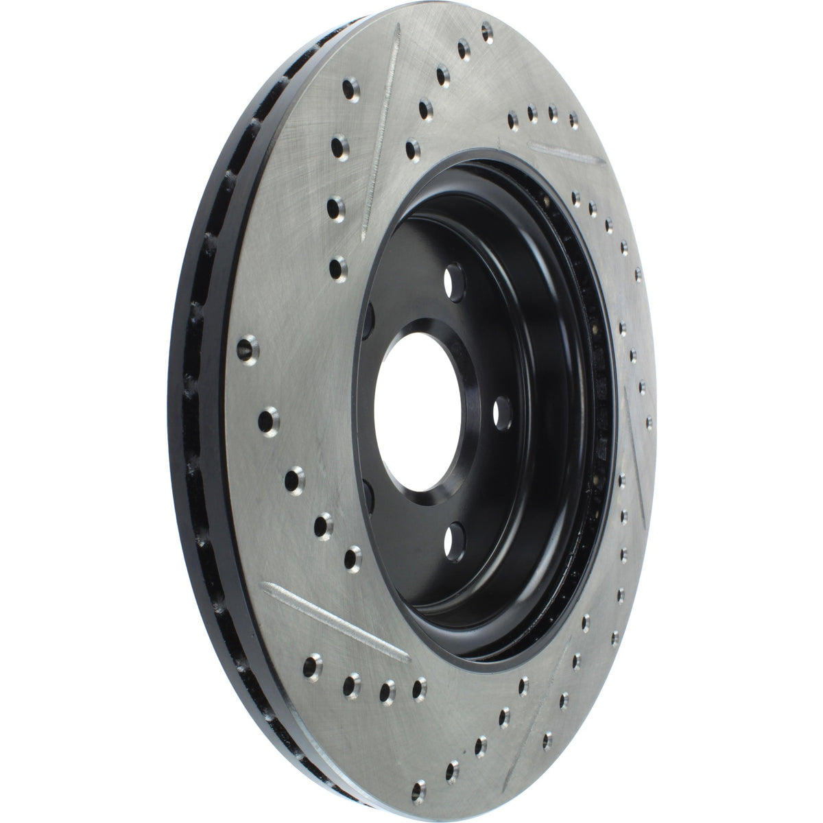 StopTech Sport Drilled/Slotted Brake Rotor; Rear Left