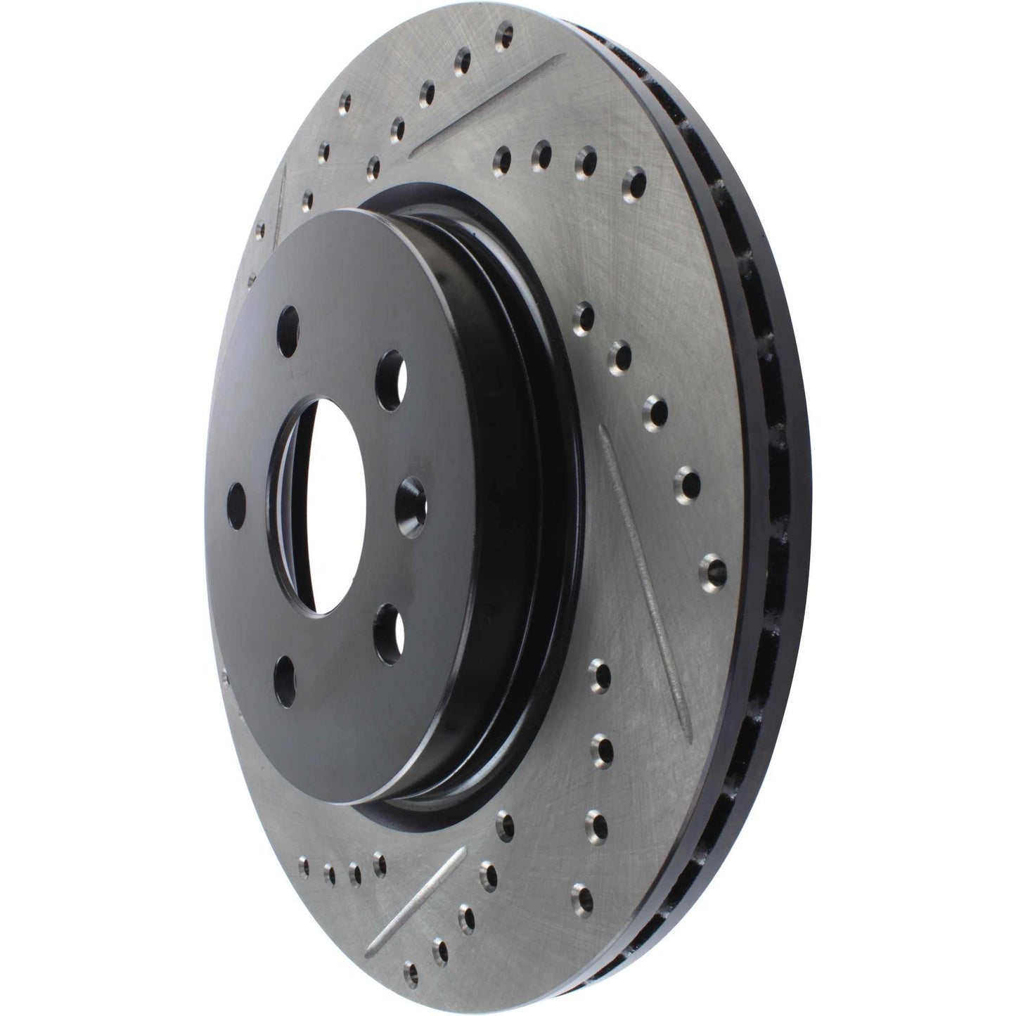 StopTech Sport Drilled/Slotted Brake Rotor; Rear Right