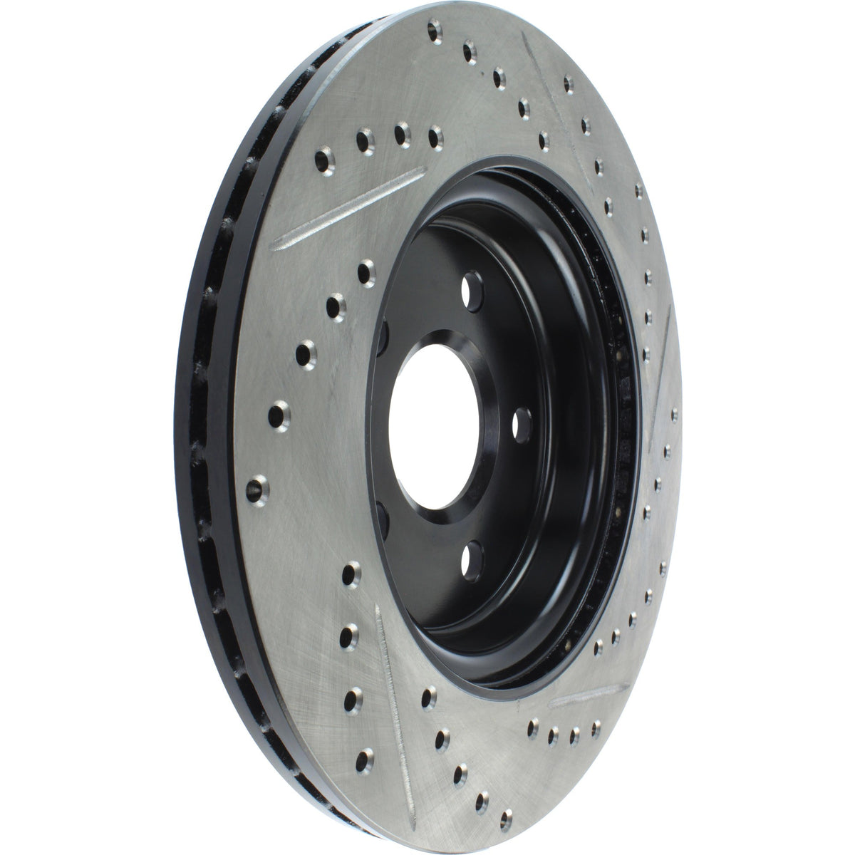 StopTech Sport Drilled/Slotted Brake Rotor; Rear Right