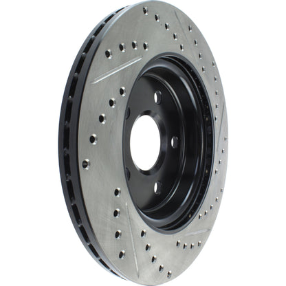 StopTech Sport Drilled/Slotted Brake Rotor; Rear Right