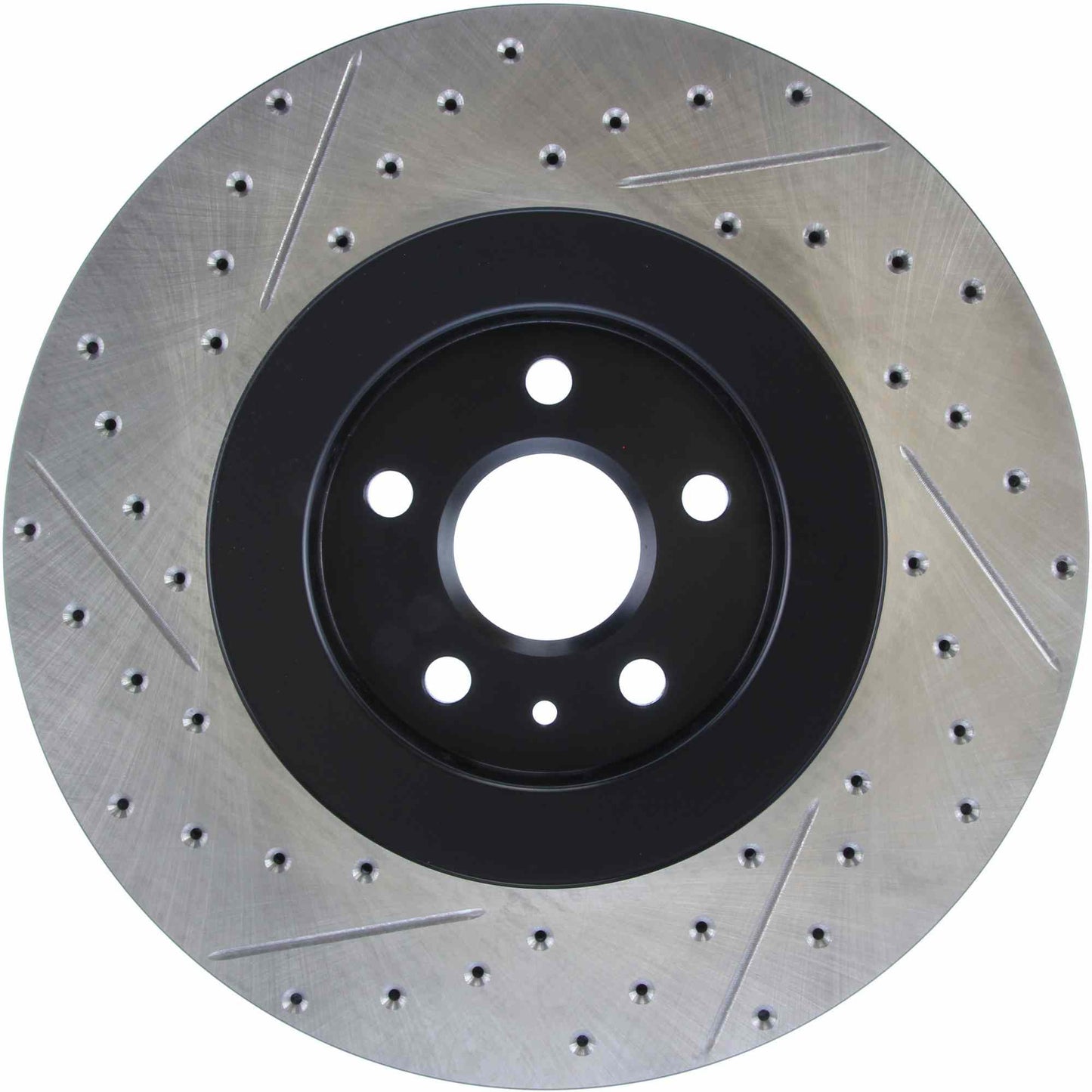 StopTech Sport Drilled/Slotted Brake Rotor; Front Left