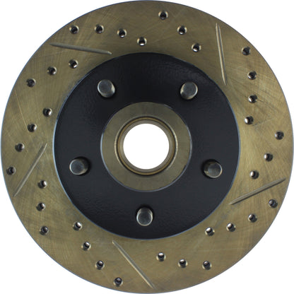 StopTech Sport Cryo Drilled/Slotted Brake Rotor;Front And Rear Left