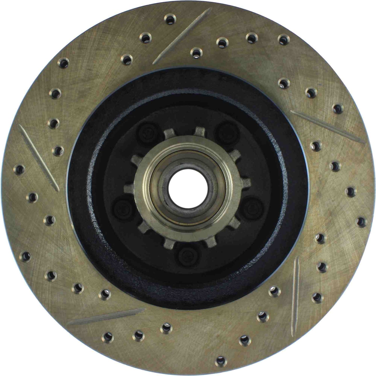 StopTech Sport Drilled/Slotted Brake Rotor;Front And Rear Left