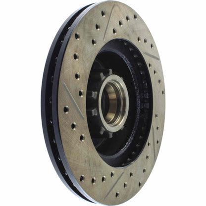 StopTech Sport Drilled/Slotted Brake Rotor;Front And Rear Left
