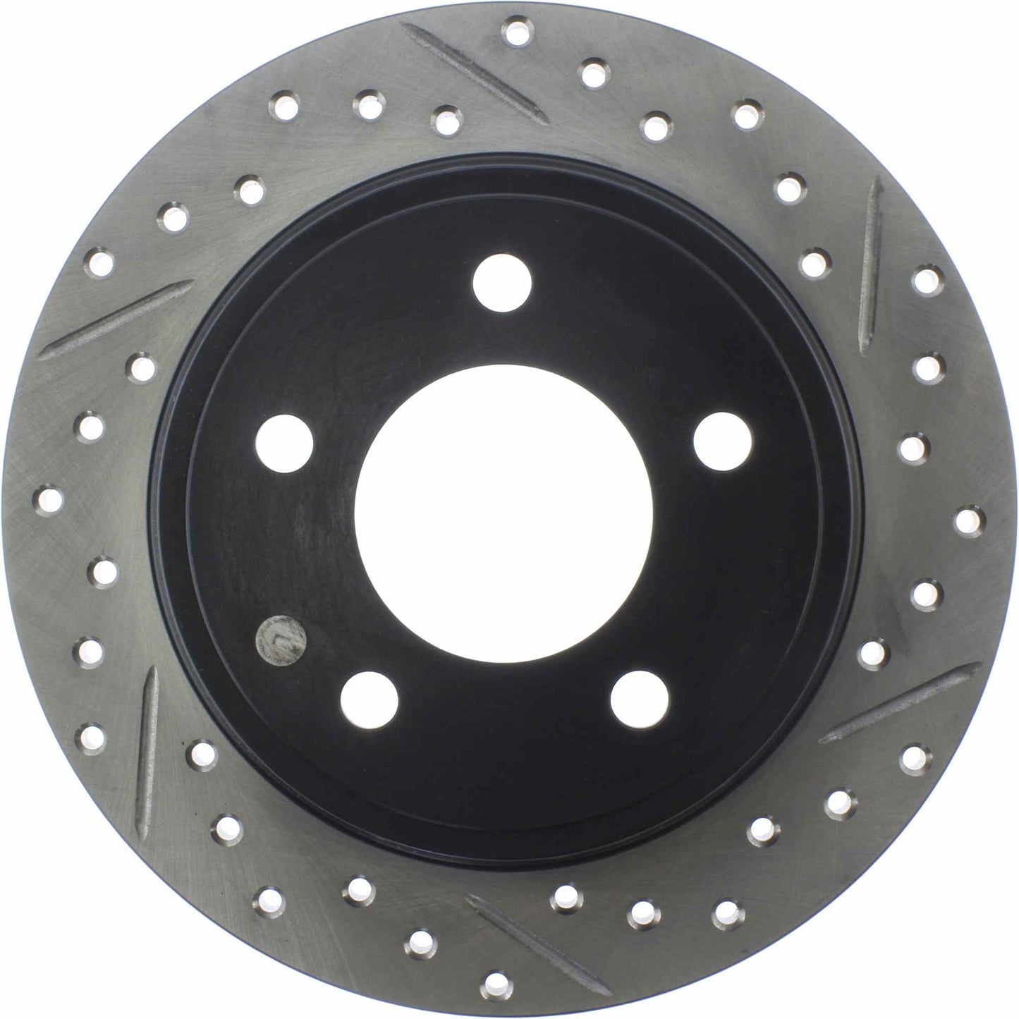 StopTech Sport Drilled/Slotted Brake Rotor; Rear Left